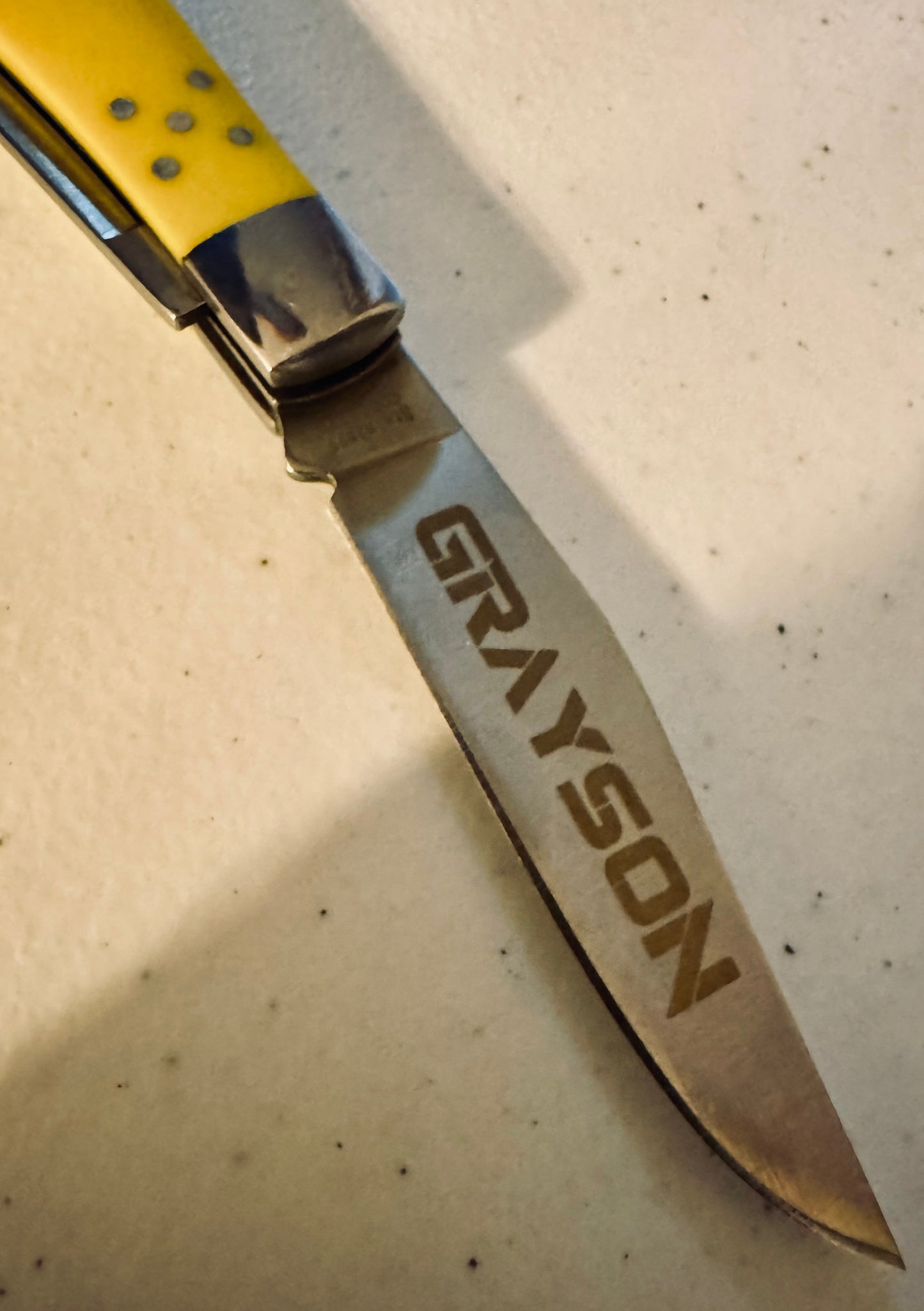 Knife Engraving